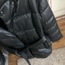 Black Puffer Coat Size 12 Image 2