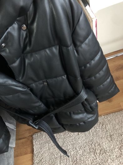 Black Puffer Coat Size 12