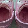 UK4, Crocs Kids' Classic Lined Glitter Clogs Image 6