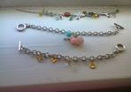 lots of dangling charm bracelet