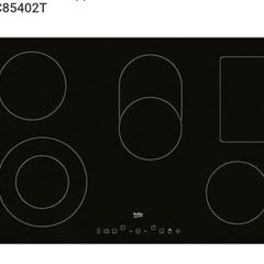 Beko 77 Cm Ceramic Hob 9 Power Levels  Hic85402t