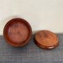 Vintage Yew Wood Lidded Pot Image 5