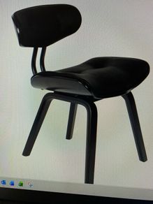 8 New Blackwood Black Chairs