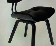 8 New Blackwood Black Chairs