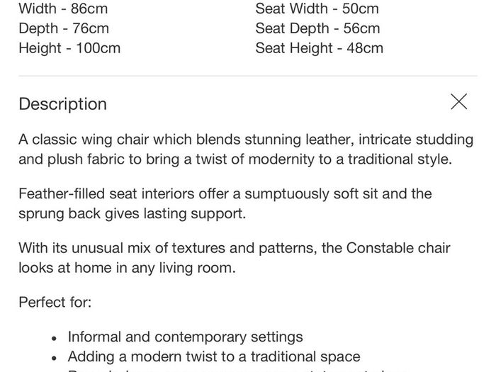 Tetrad armchair