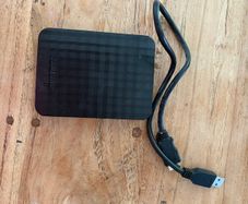 Samsung M3 Portable 1TB External Hard Drive + USB Cable