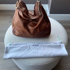 Toys Tan bag With Gold Chain Handle