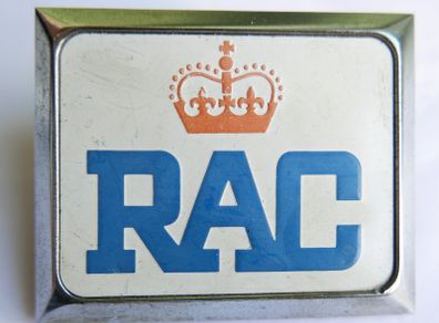 Vintage 1980s Jaguar Rac Car Grille Badge  Royal Automobile Club Emblem