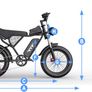 YVY C20 1500W Fat Tire Upgraded Electric Bike Image 2