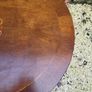 Antique oval inlay occasional table Image 4