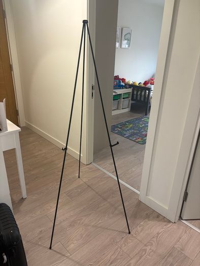 Black stand for signs