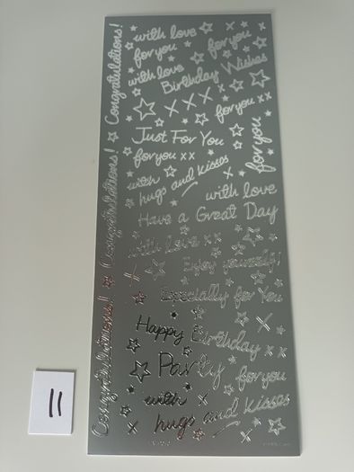 Craft Stickers -  Happy Birthday - Mixed