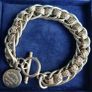 Vintage 925 Sterling Silver Fancy Weave Bracelet Length 8,5" - 34,8g Image 5