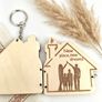 Personalised New Home Keyring, Housewarming Gift, New Home Gift Image 5