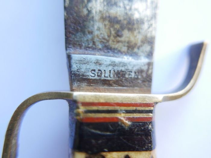Vintage Solingen Germany Fixed Blade Knife