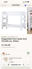 Solid wood bunk beds