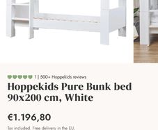 Solid wood bunk beds