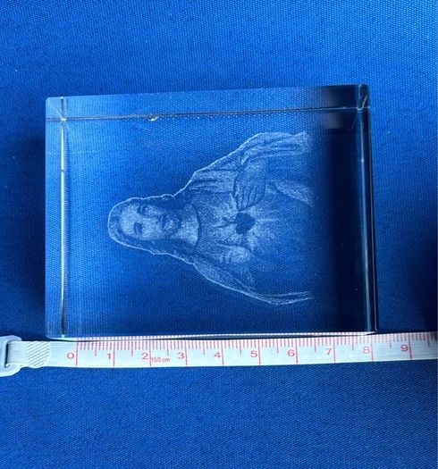 Crystal Jesus Icon Ornament