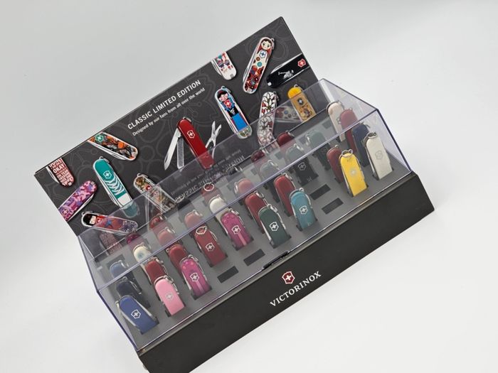 Victorinox Collectors Display Cabinet Box for Victorinox Classic 58mm Swiss Army Knife
