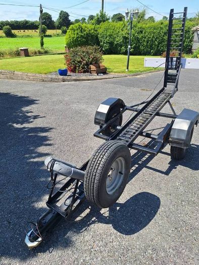 Motorcycle trailer.