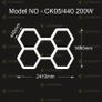 5 Grid Hexagon LED Light System Lighting Image 2