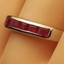 Petete Ruby Eternity/ Stacking Ring Image 4