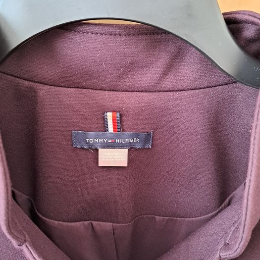 Tommy Hilfiger Deep Purple Military Band Jacket / Blazer US 12 (UK 16)