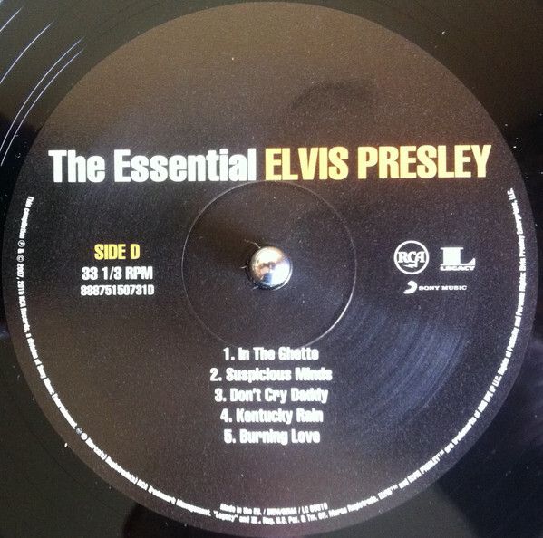 Elvis Presley  The Essential Elvis Presley 2LP