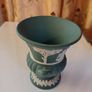 Vintage Wedgwood Miniature Green Grecian Urn Image 4