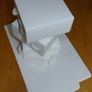 Lot of 10 Cake Boxes bakery birthday cup cake paper eco friendly SIZE 6x6x3 inches 15.5x15.5x7.5cm Image 2