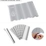 camping stove windbreak outdoor camping accessories 10 plates wind screen foldable camping gas stove windshield cookware equipment (FREE POSTAGE) Image 5