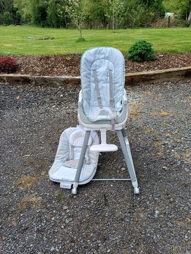 kids pushchair+cot+ high hair