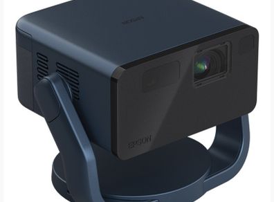 Epson EF-22N, Mini Laser Projector, 1,000 Lumens, Up To 150 Inch Display, Google TV and Bluetooth Speaker, Portable, Fixed Stand