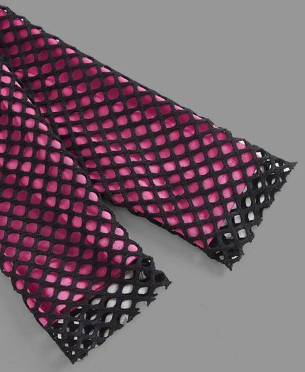 New fishnet Crop Tee