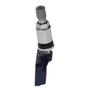 2 x Bosch QF0466 - Programmable Universal QUICK FIT TPMS sensor - Tyre pressure sensor with silver-coloured metal valve - 433.92 MHz Image 4