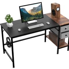 Office Desk with Drawer and Headphone Hook (100x50x75cm)
