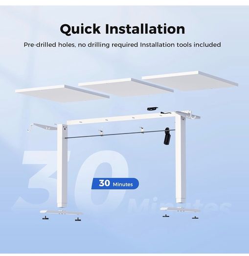 Electric Standing Desk, 120 x 60 cm
