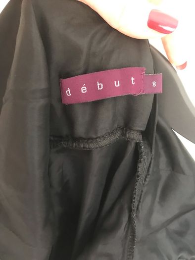 Debut black coctail dress
