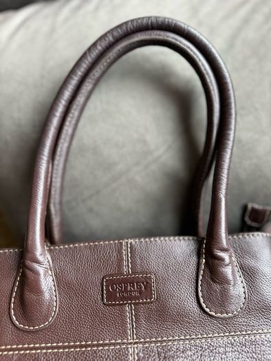 Vintage Osprey London Leather Bag