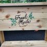 Rustic Herb Planter Raised Planter Flower Planter Raised Vegetable Planter Image 9