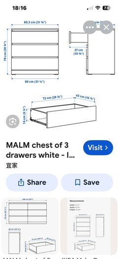 chest of drawers