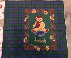 Vintage Harrods Bear panel