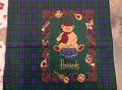 Vintage Harrods Bear panel