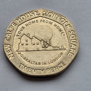 Gibraltar 20 pence 2018 -  Calpe House