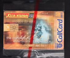 1997 Ireland 10 unit Xtra-vision video rental store (Gemplus GEM1) Call Card Mint in Packaging. Telecom Eireann Card Number 1160