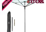 Rotary Washing Line | 45m Rotating Outdoor Washing Line | Heavy Duty Clothes Airer Outdoor | Garden Rotary Line | 4 Arm Rotary Washing Line | Washing Line Rotary with Ground Spike & Cover (FREE SHIPPING)