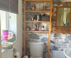 Ikea Over Toilet Storage - bathroom