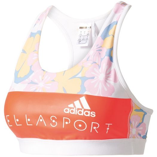 adidas Women's Stellasport Bra Printed - white/dust purple M BNWT