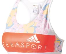 adidas Women's Stellasport Bra Printed - white/dust purple M BNWT