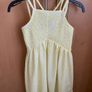Zara Girls Yellow & White Dress - see 4 pics Image 3